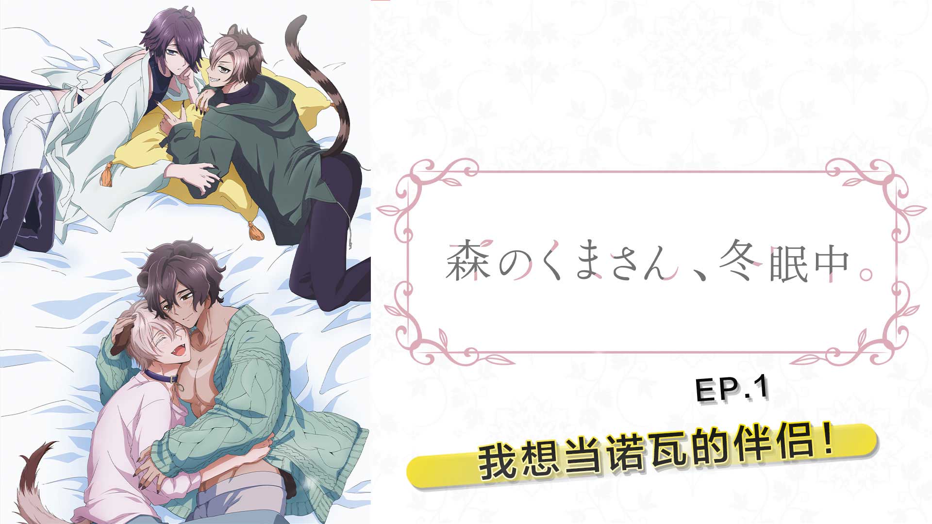 森林裡的熊先生，冬眠中。 1『我想當諾瓦的伴侶！ 』 [中文字幕]